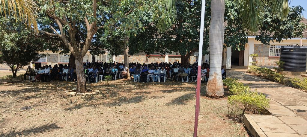 Academic year 2024 newly admitted students during Orientation.